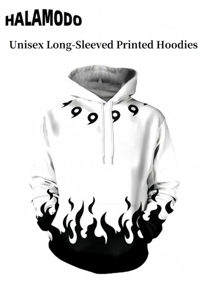 Buy Unisex Hoodies with 3D Printed Cosplay Sweatshirt Novelty Long-Sleeved Tops Fashion Youth Pullovers Casual Sweatshirts Sportswear with Drawstrings & Large Pockets for Men Women Boys Girls in Saudi Arabia