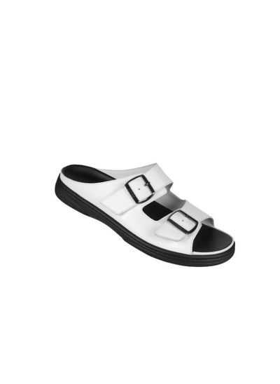 اشتري Barjeel Uno Mens Arabic Sandals 23810 White في الامارات