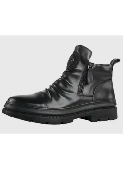 Buy New Men's Casual Leather Boots in UAE