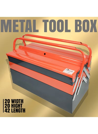 Buy Metal Tool Box 5 Drawer Tool Box Organizer Garage Tool Case for Home, Company and Workshop 42cm 20cm 20cm in Saudi Arabia