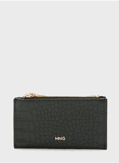 Buy Leonor Logo Detail Zip Lock Wallets in UAE