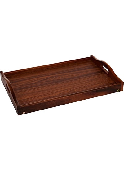 Buy Acacia Wood Bed Tray With Foldable Legs, Portable Breakfast Tray For Food Serving With Handles, Laptop Tray For Sofa in UAE