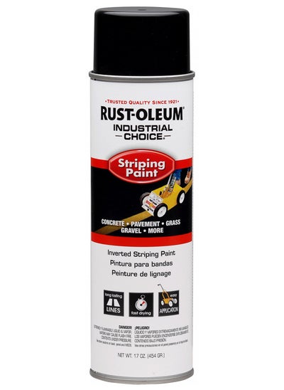 اشتري Rust-Oleum Corporation 1677838 S1600 Inverted Black Gloss 18 OZ. Spray, 18 Fl Oz (Pack of 1) في الامارات