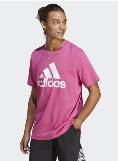 Buy Essential Single Jersey Big Logo T-Shirt in UAE