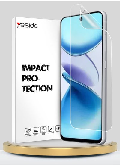 Buy Infinix Smart 9 4G 2024 Yesido Premium Hydrogel Film Thin and Flexible Screen Protector - Clear in UAE