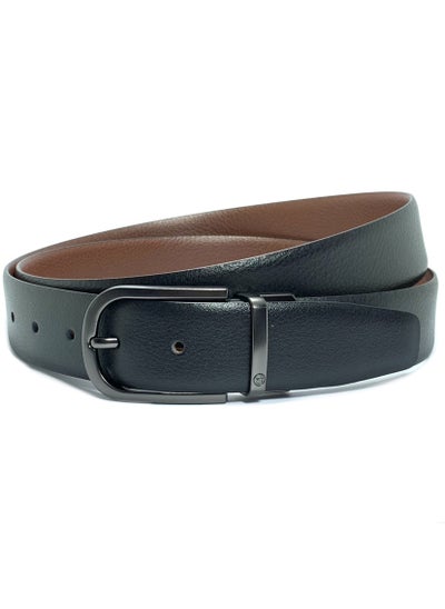 Buy Classic Milano Genuine Leather Men’s Spanish Reversible Belt Men, Leather Belt Fashion Belt Ratchet Dress Belt with Reversible Pin Buckle for Men in UAE