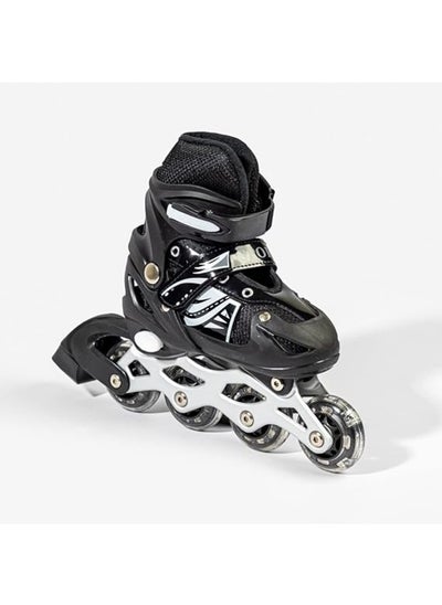 Buy 32420 High Quality Roller Skate with Carrier Bag - Black - Size 31-34 in Egypt