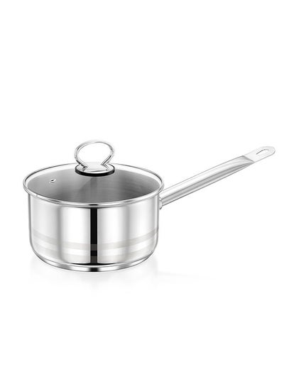 Buy Infinity Stainless Steel Covered Saucepan 18 Cm/2.5 Lt in Saudi Arabia