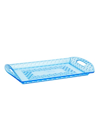 اشتري Transparent Tray Serving Tray With Handles DC2549 في الامارات