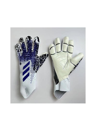 Buy Football Gloves Keep Goal Gloves Goalie Gloves Offers Excellent Protection With Abrasion Resistant Non Slip And Wrist Protection Size 7 in Saudi Arabia