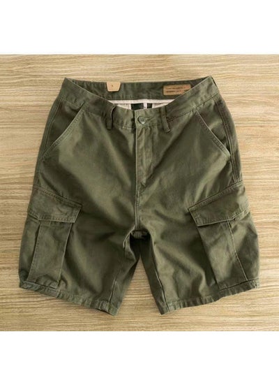 اشتري Summer Retro Cargo Shorts Men Casual LooseGrey Grey في السعودية