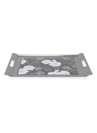 اشتري Art Deco/Flowers Tray Multicolour 49x34 cm في الامارات