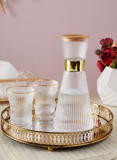 Buy Glass Carafe & Glasses Set in UAE