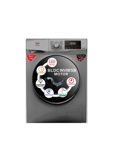 اشتري Generaltec Automatic Front Load Washing Machine with11KG Capacity, Model-GWF11T14K في الامارات