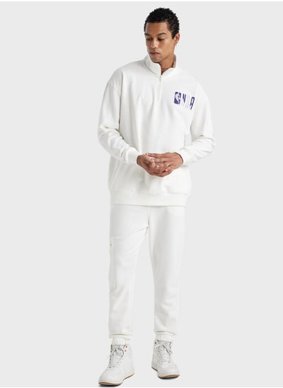 Buy Man Licensed Los Angeles Lakers (Nbalal1000) Standart Fit Jogger in UAE