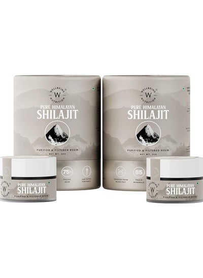 Buy Pure Natural Himalayan Shilajit Original Resin 20G With 75% Fulvic Acid, 85 Trace Minerals Pack Of 2 in Saudi Arabia