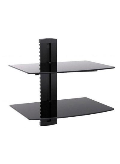 Buy Two Layer Shelf TV Wall Mount For Below 32 Inch Black in Saudi Arabia