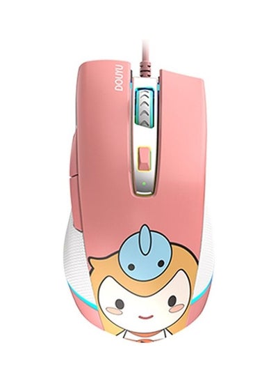 Buy Wired Gaming Mouse Pink in UAE