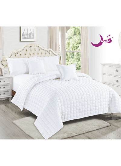 Buy Summer Compact Cotton Duvet Set For One And A Half 4 Pieces in Saudi Arabia