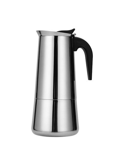 Buy Coffeepot Stainless Steel Coffee Maker Portable Electric Mocha Latte Stove Espresso Filter Pot European Coffee Cup in UAE