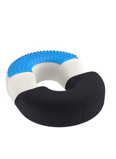 Buy Zchiko Premium Soft Memory Foam Donut Pillow with Cooling Gel to Relieve pains from piles in UAE