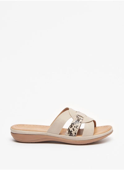 Buy Multi Strap Low Heel Sandals in UAE