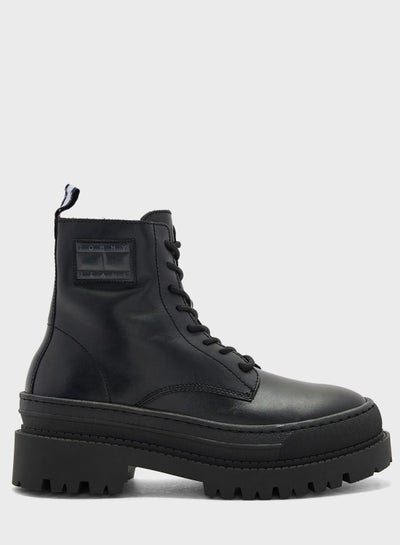 Buy Lace Up High Top Boots in Saudi Arabia