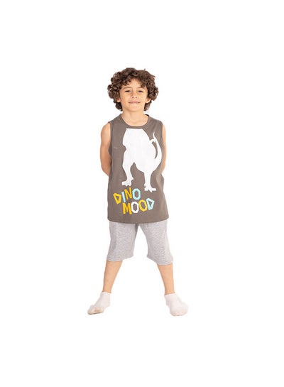 Buy Kids Boys T-shirt & Pants Set Space Print in Egypt