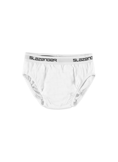 Buy 100% Cotton Slip Style Underpants Size M - White in Saudi Arabia