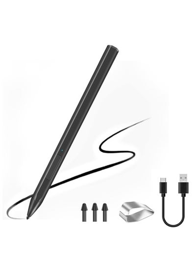 Buy Supwell Pen for Microsoft Surface Pro8/7/6/5/4/3/X Surface Laptop/Book/Studio Surface 3/Go/Go2/Go3, 4096 pressure sensitive, magnetic accessory, USB charging, palm mistouch function in Saudi Arabia