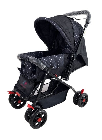 Buy Baby Stroller Pram 0-3 Years Reversible Handle Light Weight Canopy in Saudi Arabia