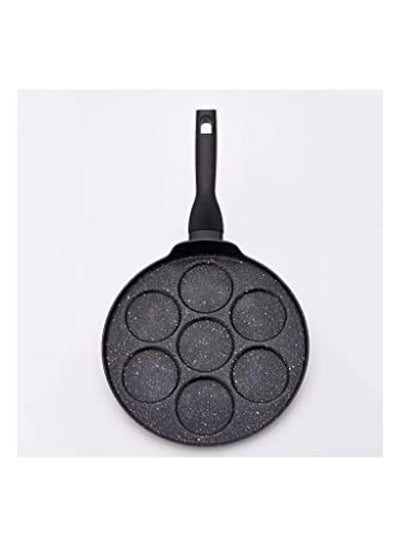 Buy Pancake Maker Pan Induction Base | Granite Stone Pan Cake Maker Griddle with 7 Mould | Made in Turkey in UAE