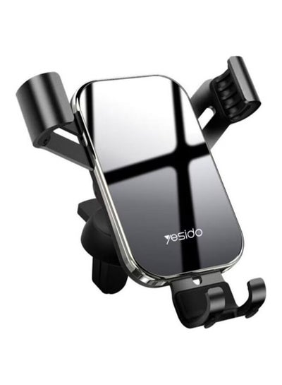 اشتري Stylish Glass Mobile Holder Black في السعودية