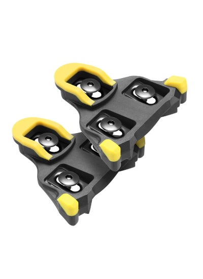 اشتري SPD Road Bike Cleats for Shimano Speed-SL SM-SH10 SH11 SH12 Cleats- Indoor Outdoor Peleton Spin Cycling Pedals Cleat & Bicycle Clips Set في السعودية