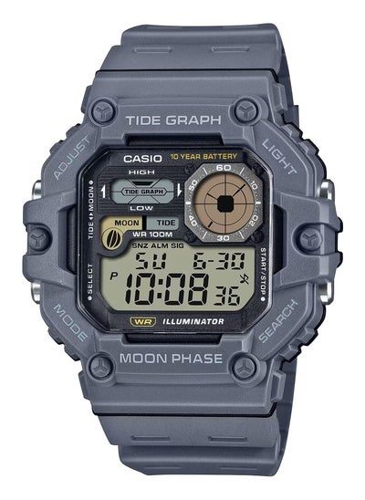 Buy Casio Standard Digital Graph Moon Phase Resin Strap Quartz WS-1700H-8AV Men's Watch in UAE