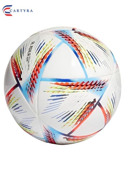 Buy FootBall | 2022 Official Tournament Soccer Ball | Size 5 Football for Youth and Adult Soccer Players, Stadium | Size 5 FootBall in UAE