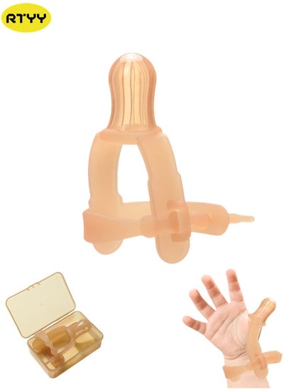 Buy Thumb Sucking Prevent Silicone Finger Guard Teether Adjustable Thumb Guard for Thumb Sucking Silicone Thumb Sucking Treatment Kit in Saudi Arabia