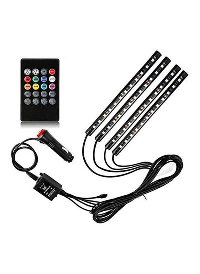 Buy Led Strip For Car Salon And Pedals - Sound Sensor With Lighting - Remote Control in Egypt