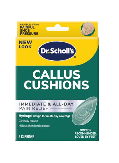 Buy Dr. Scholl's DuraGel Callus Cushion Immediate & All Day Pain Relief 5ct in UAE