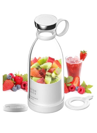 Buy Personal Size Blender Portable Smoothies Blender, USB Rechargeable Quick Juicing Cup, Mini Travel Juicer for Smoothie,Fruit,Milk Shakes in UAE