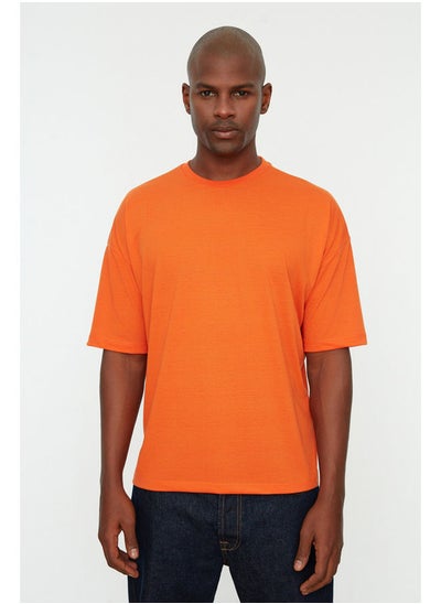 Buy Man T-Shirt Orange in Egypt