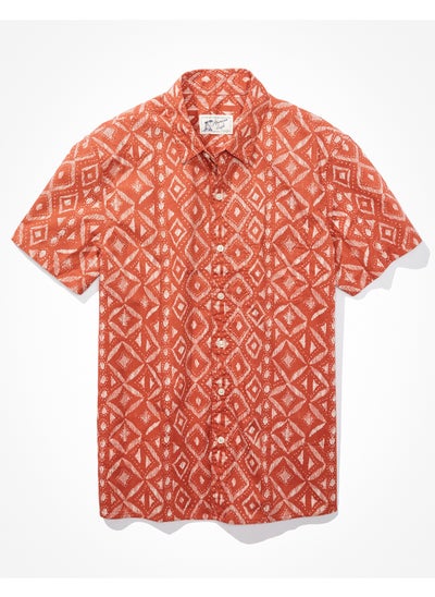 Buy AE Printed Button-Up Resort Shirt in Saudi Arabia