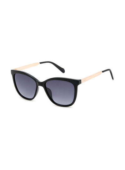 Buy Women's UV Protection Cat Eye Sunglasses - Fos 3142/S Black 54 - Lens Size: 54 Mm in Saudi Arabia
