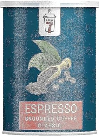 Buy Brew7 Espresso Grounded Coffee, Classic in Egypt