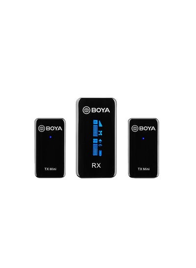 Buy BOYA BY-XM6-S2 Mini Ultracompact 2-Person Wireless Microphone System for Cameras and Smartphones in Egypt