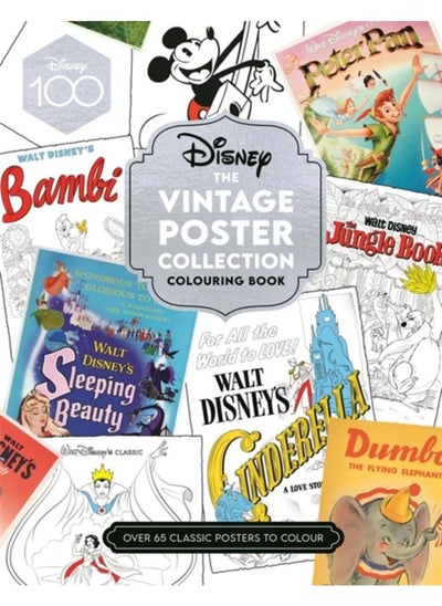 اشتري Disney The Vintage Poster Collection Colouring Book في الامارات