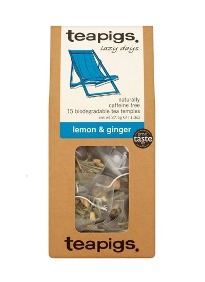 Buy Lazy Days Lemon & Ginger, 15 Tea Bags in UAE