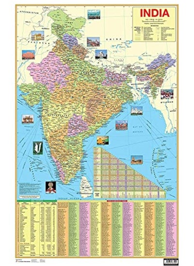 Buy India Map : Charts in UAE