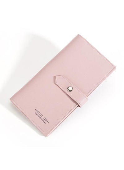 Buy Swdvogan New Women's Wallet Korean Style Fashion Multi Card Zipper Wallet Metal Buckle Student Wallet in Saudi Arabia