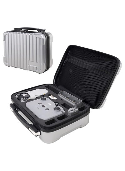 Buy Travel Case for DJI Mini 2- Hardshell Polycarbonate Water-resistant Storage Carry bag for DJI Mini 2 Drone Remote Controller Battery and Accessories- Silver in Saudi Arabia